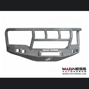 GMC Sierra 1500 Stealth Front Non-Winch Bumper Titan II Guard - Raw Steel Road Armor - (2016-2017)